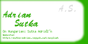 adrian sutka business card